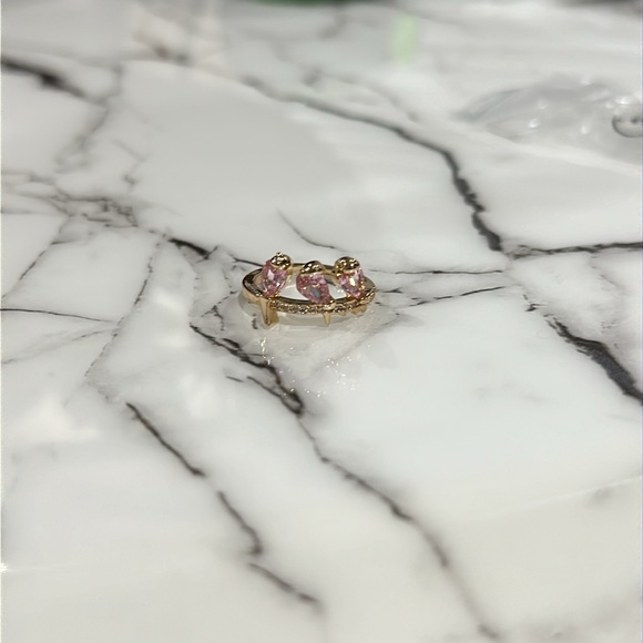 Women's 3 Ct Pink Cute Bird Women Silver Wedding Engagement Ring Size 6 - Picture 9 of 10